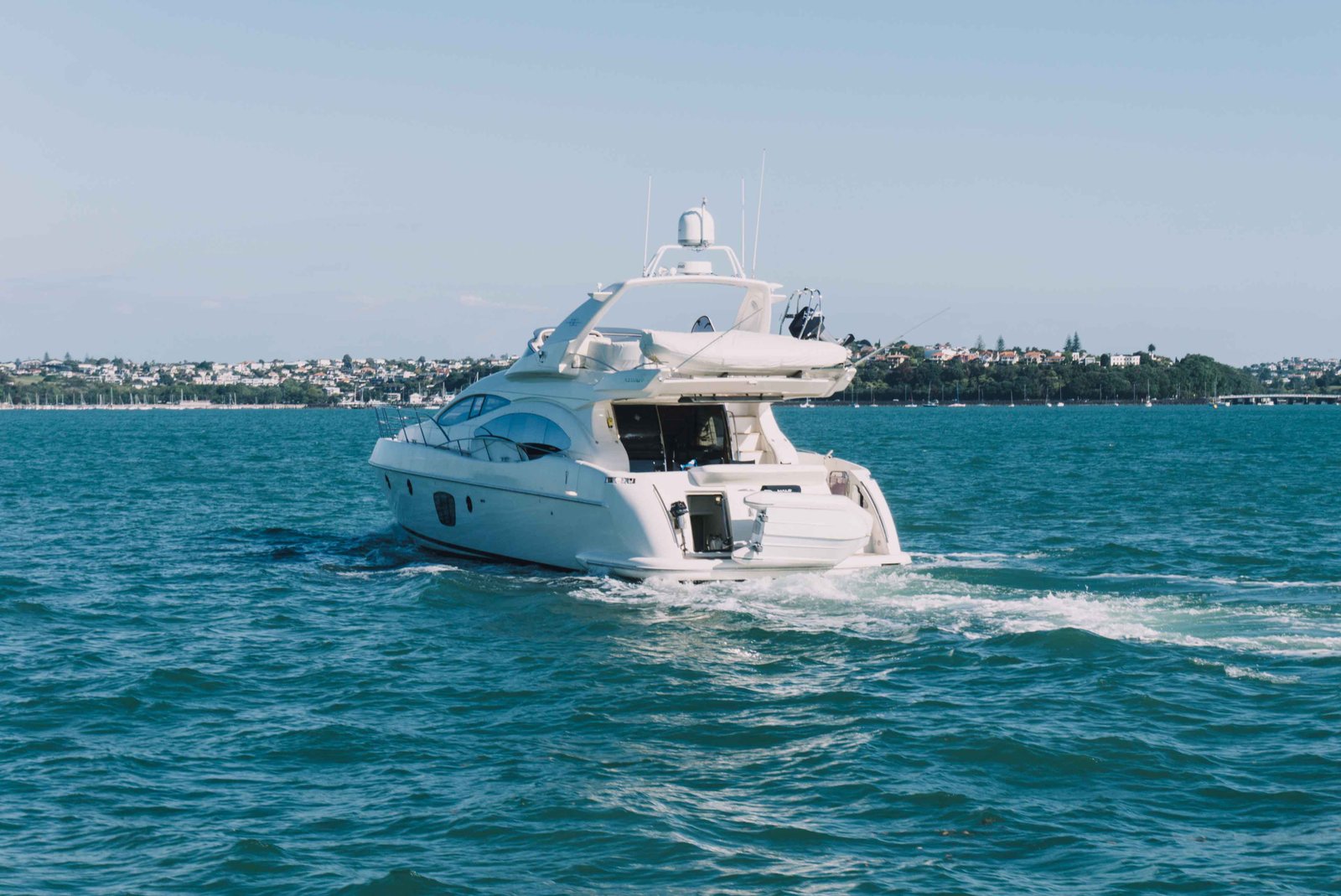 luxury boat stored in a climate controlled unit in longley corners
