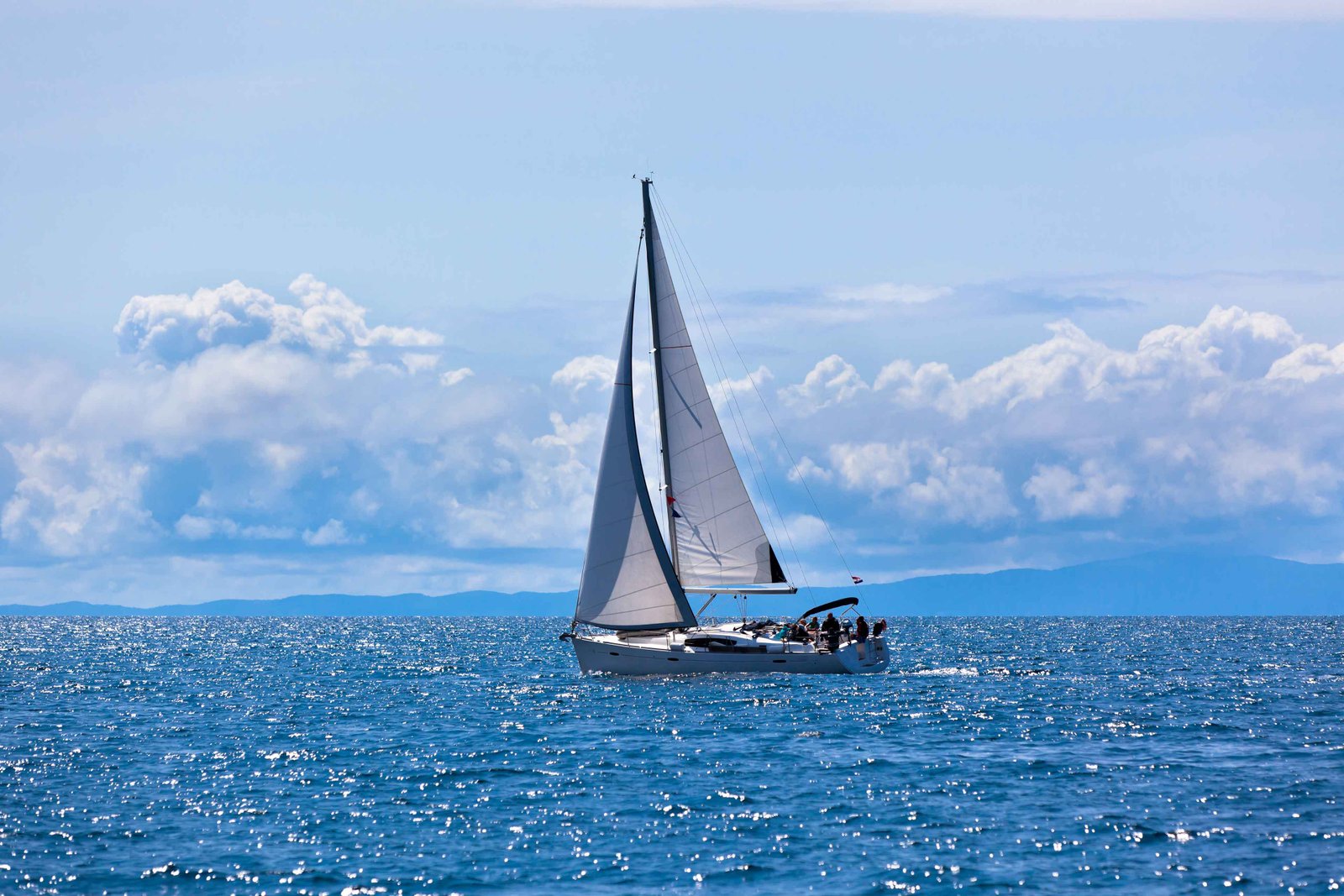 sailboat at lake tahoe after being stored in a longley corners storage unit