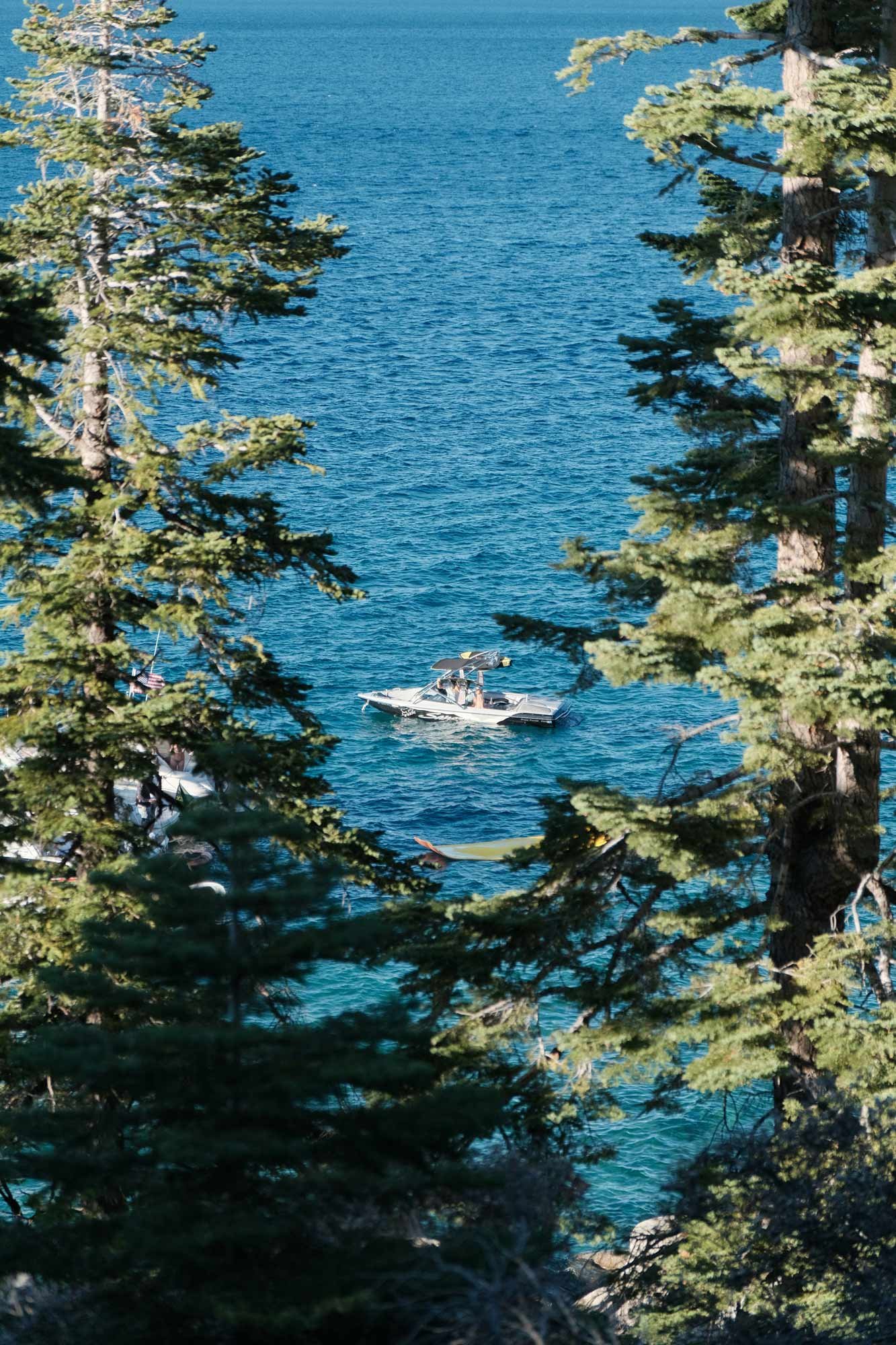 boat in tahoe